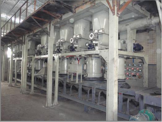Light weight refractory brick production line